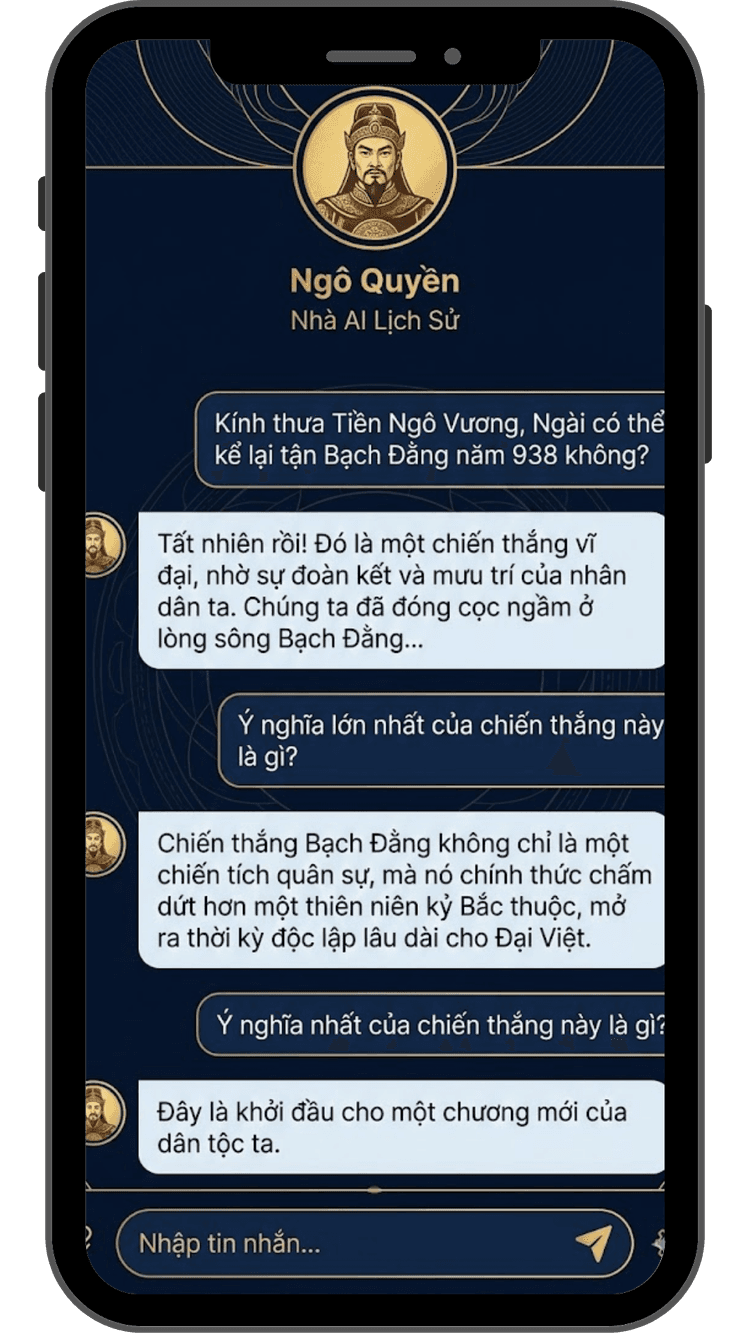 History Talk mobile preview